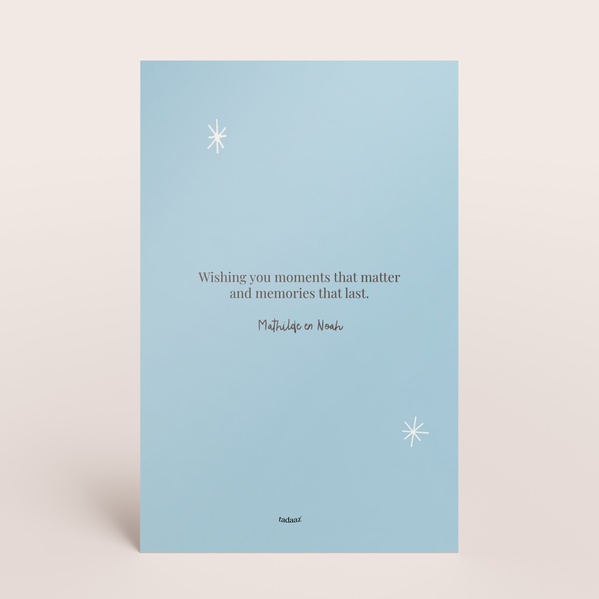 Nieuwjaarskaart staand met grote quote in trendy kleuren TA1188-2600096-15-1