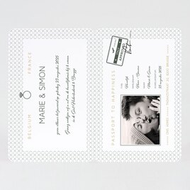 paspoort trouwkaart in leatherlook en goudfolie TA0110-1900016-15 2