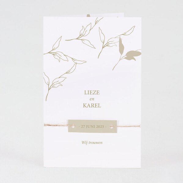 mooie trouwkaart met bloemblaadjes TA0110-1900046-15 1