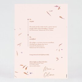 grote trouwkaart roze met dwarrelende bloemblaadjes TA0110-2000043-15 2
