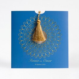 arabische trouwkaart met goudfolie ornament TA0110-2100012-15 1