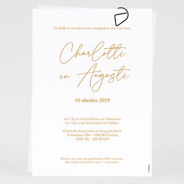 minimalistische trouwkaart met foto en kalkpapier TA0110-2100037-15 2