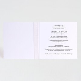 classic chic trouwkaart met kartelrand en goudfolie TA0110-2300035-15 2
