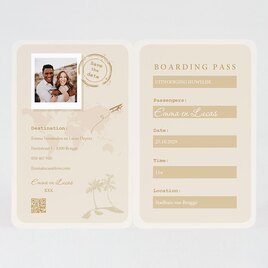 paspoort trouwkaart met label en ticket TA0110-2300067-15 2