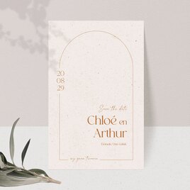 stijlvolle trouwkaart in natuurpapierlook TA0110-2400001-15 1