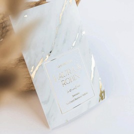 stijlvolle trouwkaart marmer met goudfolie TA0110-2400002-15 3