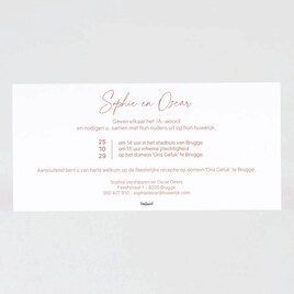 roodbruine trouwkaart met namen in foliedruk TA0110-2400004-15 2