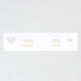 natuurpapierlook trouwkaart met uitgesneden hartje TA0110-2400031-15 2