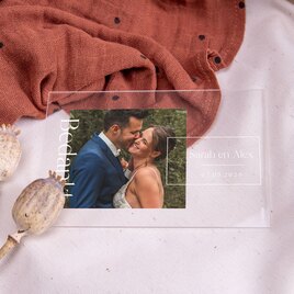 bedankkaartje huwelijk acryl met foto TA0117-2300007-15 1