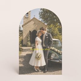 stolpvormige bedankkaart bruiloft met vintage trouwfoto TA0117-2600023-15 1
