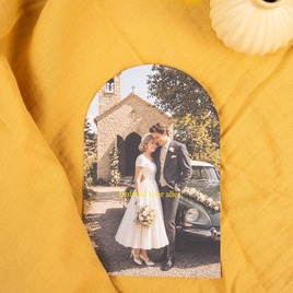 stolpvormige bedankkaart bruiloft met vintage trouwfoto TA0117-2600023-15 3