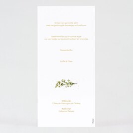 botanische menukaart met namen en bloemenkrans TA0120-2200015-15 2
