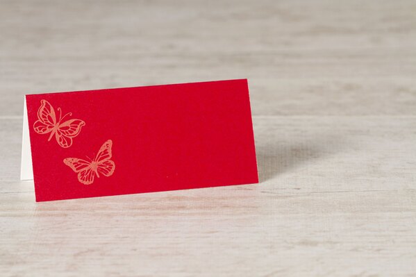 rood tafelkaartje vlinder TA0122-1300001-15 1