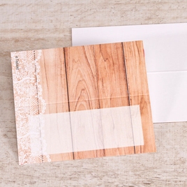 mooi tafelkaartje in houtlook met kantmotief TA0122-1900004-15 2