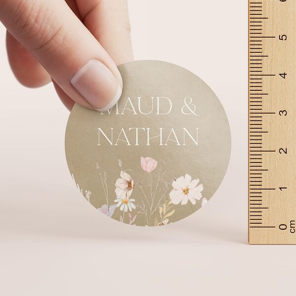 sticker op eco look met fijne roze bloemetjes TA01905-2600010-15 2
