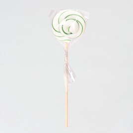 ambachtelijke witte lolly met groene strepen TA01981-2000006-15 2