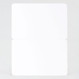 langwerpige dubbele staande kaart met ronde hoeken van mat papier TA0330-1800042-15 2