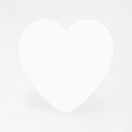 enkele kaart hartvorm met folie TA0330-2300007-15 2