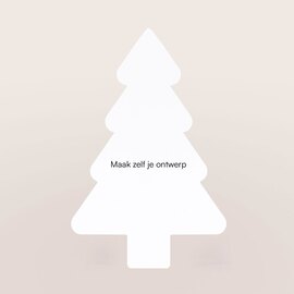 eigen ontwerp kaart in kerstboomvorm glanzend papier TA0330-2500023-15 1