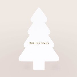 eigen ontwerp kaart in kerstboomvorm met folie mat papier TA0330-2500031-15 1