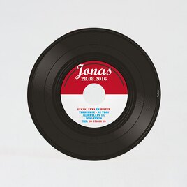 uniek geboortekaartje vinylplaat TA05500-1300091-15 2