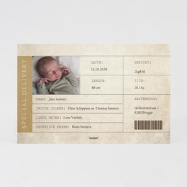avontuurlijk geboortekaartje met vliegtuigje TA05500-2400059-15 2