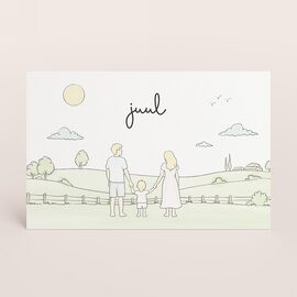 lief geboortekaartje met ai tekening van gezin in de velden TA05500-2600102-15 1