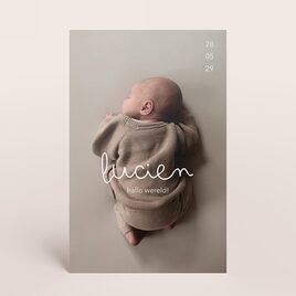 staande geboortekaart met foto naam en datum TA05500-2600120-15 1