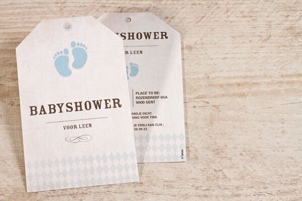 babyshower kaart tag met babyvoetjes TA05502-1700010-15 1