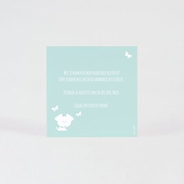 mintgroen babyborrelkaartje met hondje TA0557-1600053-15 2