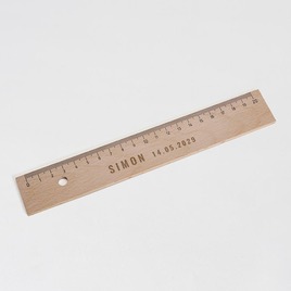 houten liniaal met naam en datum TA05813-2400001-15 1
