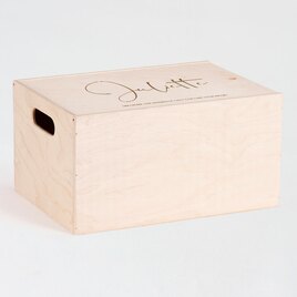 houten memorybox met naam schuifdeksel TA05822-2200001-15 2