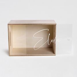 houten kist met acryl deksel met sierlijke naam TA05822-2400003-15 1