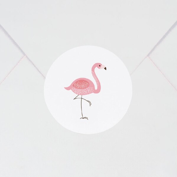 kleine ronde sticker met flamingo 3 7 cm TA05905-2000113-15 1