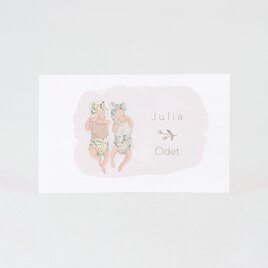 bellenblaas wikkel tweeling met schattige baby s en bloemetje TA05905-2300010-15 2