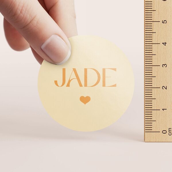 hippe sticker met naam en hartje TA05905-2600067-15 2