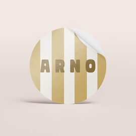ronde sticker met streepjes en naam TA05905-2600069-15 1