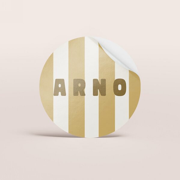 ronde sticker met streepjes en naam TA05905-2600069-15 1