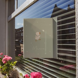 lief raambord geboorte met eendje naam en hartjes TA05997-2600013-15 2