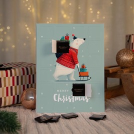 gepersonaliseerde adventskalender met schattige ijsbeer en chocolade TA0881-2600006-15 3