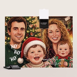 liggende adventskalender met ai illustratie van je gezin TA0881-2600012-15 1