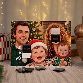 liggende adventskalender met ai illustratie van je gezin TA0881-2600012-15 3