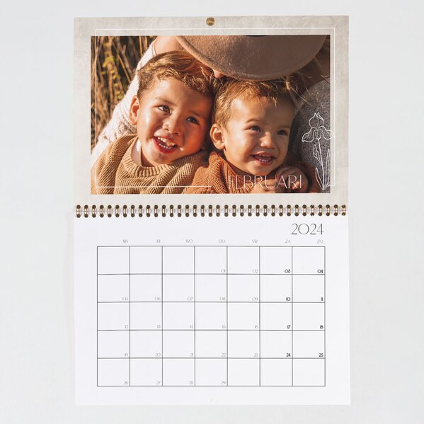 jaarkalender met foto s en bloemen TA0884-2300007-15 1