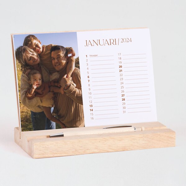 bureaukalender met foto s op houten voet TA0884-2300022-15 1