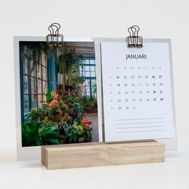 hippe acryl kalender in houten houder met foto s en to do lijst TA0886-2300013-15 1