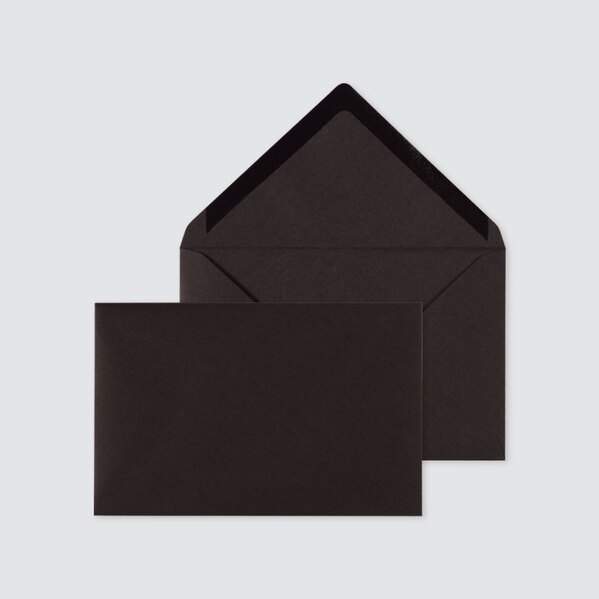 trendy zwarte envelop met puntklep 18 5 x 12 cm TA09-09011303-15 1