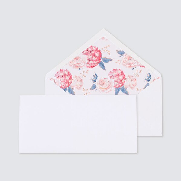 langwerpige envelop met bloemen voering 22 x 11 cm TA09-09091701-15 1