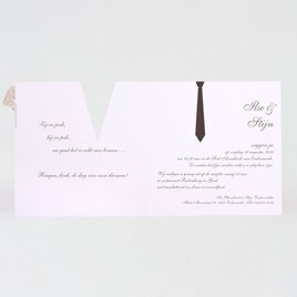 originele trouwkaart trouwjurk en trouwpak buromac 103055 TA103-055-15 2