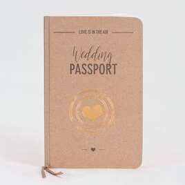 trouwkaart kraft love paspoort buromac 108044 TA108-044-15 1