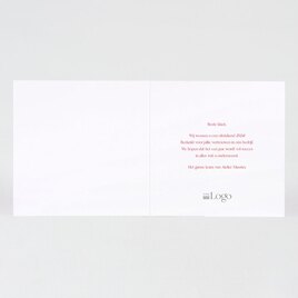 hippe vierkante dubbele zakelijke kerstkaart met foto en goudfolie TA1187-2300076-15 2